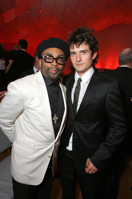 Spike Lee and Orlando Bloom at event of The 79th Annual Academy Awards (2007)