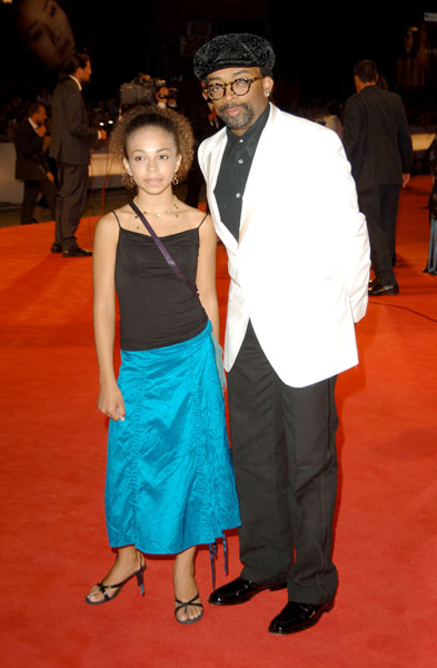Spike Lee and Hannah Hodson at event of All the Invisible Children (2005)