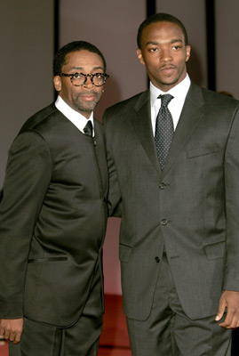 Spike Lee and Anthony Mackie at event of She Hate Me (2004)