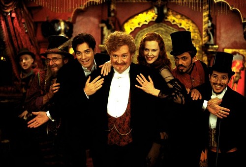 Still of Nicole Kidman, Ewan McGregor, John Leguizamo and Jim Broadbent in Moulin Rouge! (2001)