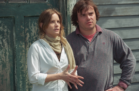 Still of Jennifer Jason Leigh and Jack Black in Margot at the Wedding (2007)