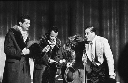 Share Party, c. 1958. Ernie Kovacs, Jack Lemmon, Milton Berle