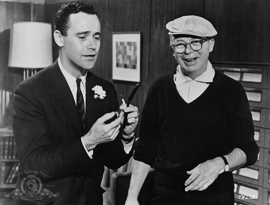 Jack Lemmon and Billy Wilder in The Apartment (1960)