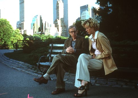 Woody Allen and Téa Leoni in Hollywood Ending (2002)