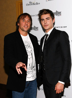 Richard Linklater and Zac Efron at event of Me and Orson Welles (2008)