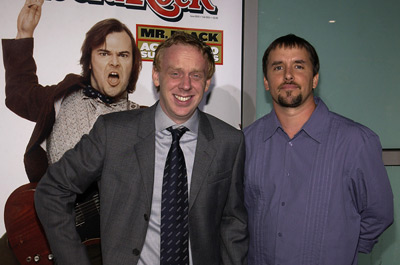 Richard Linklater at event of The School of Rock (2003)