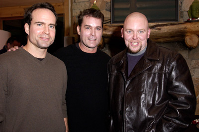 Ray Liotta, Jason Patric and Joe Carnahan at event of Narc (2002)