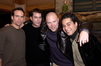 Ray Liotta, Jason Patric, Joe Carnahan and John Ortiz at event of Narc (2002)