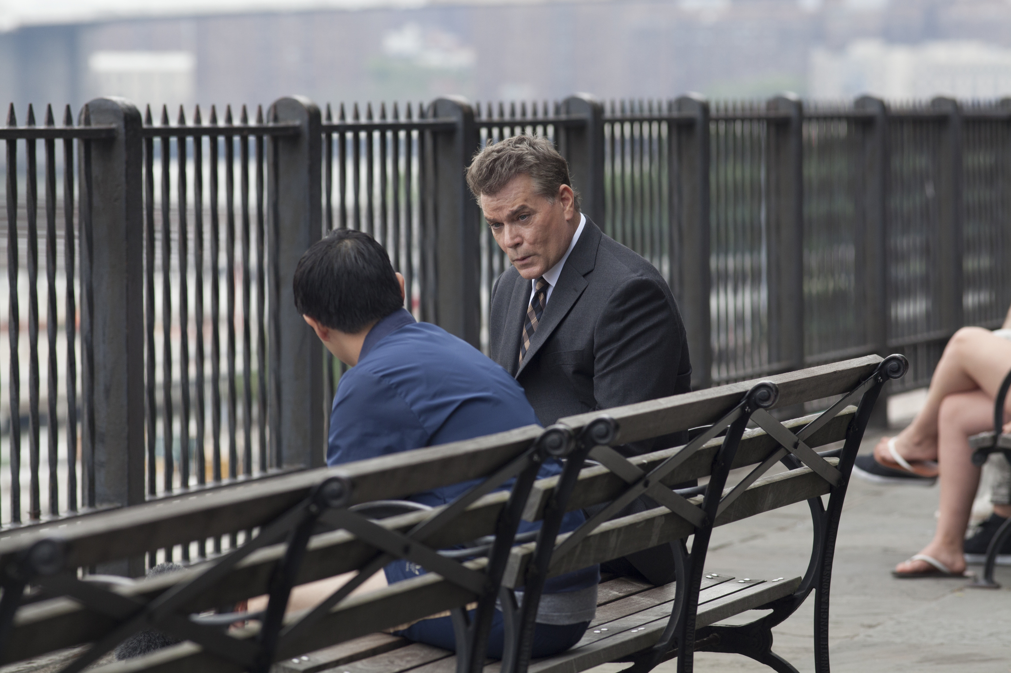 Still of Ray Liotta and Jin Auyeung in Revenge of the Green Dragons (2014)