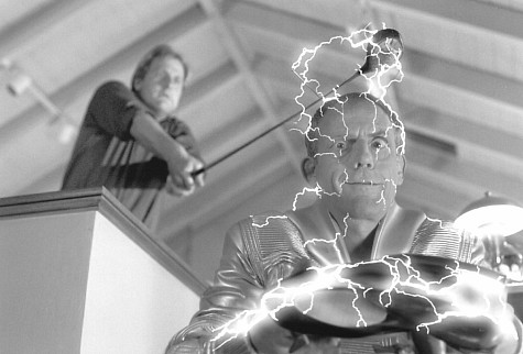 Still of Christopher Lloyd and Jeff Daniels in My Favorite Martian (1999)