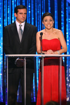 Julia Louis-Dreyfus and Steve Carell at event of 13th Annual Screen Actors Guild Awards (2007)