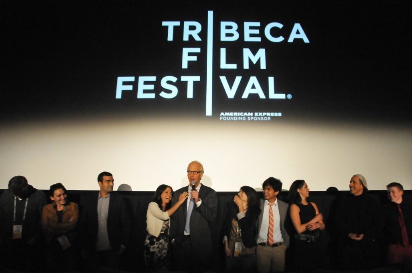 Julia Louis-Dreyfus and Brad Hall at 2012 Tribeca Film Festival