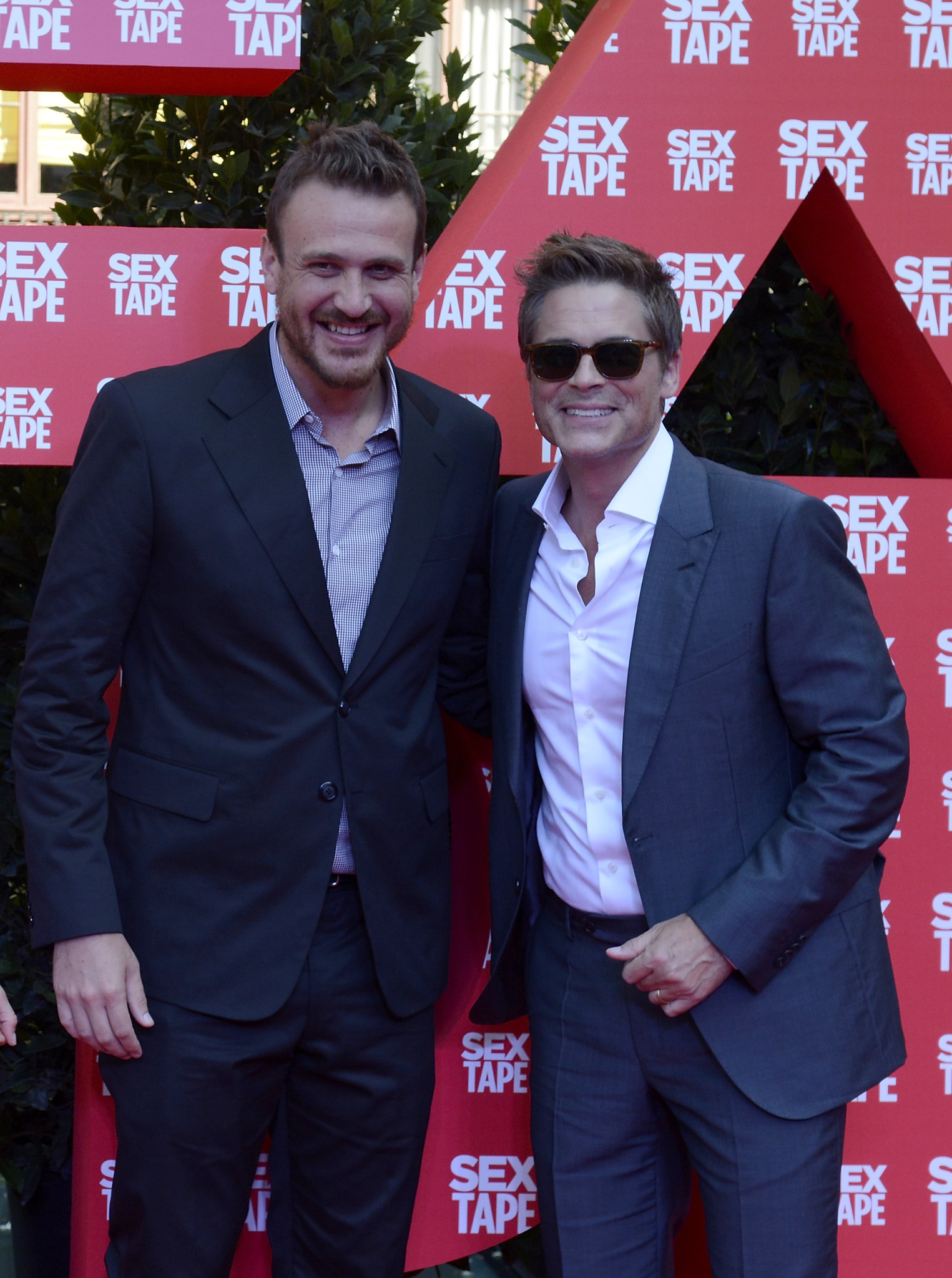 Rob Lowe and Jason Segel at event of Sex Tape (2014)