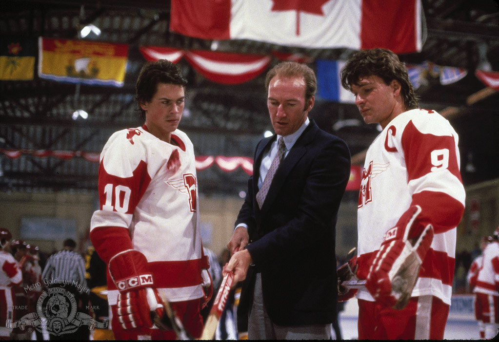 Still of Rob Lowe, Patrick Swayze and Ed Lauter in Youngblood (1986)