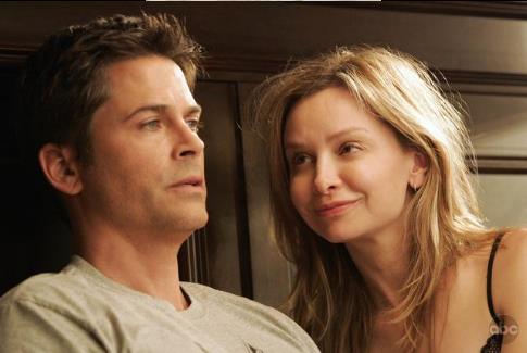 Still of Rob Lowe and Calista Flockhart in Brothers & Sisters (2006)