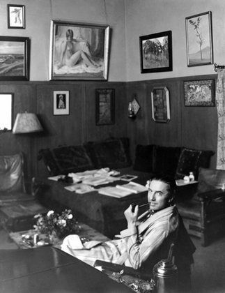 Bela Lugosi at home circa 1935