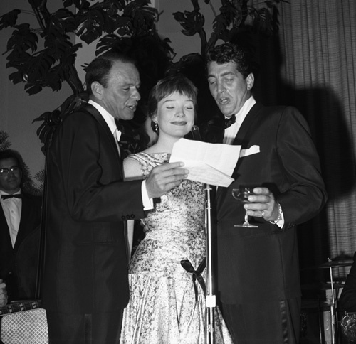 Frank Sinatra, Shirley MacLaine and Dean Martin