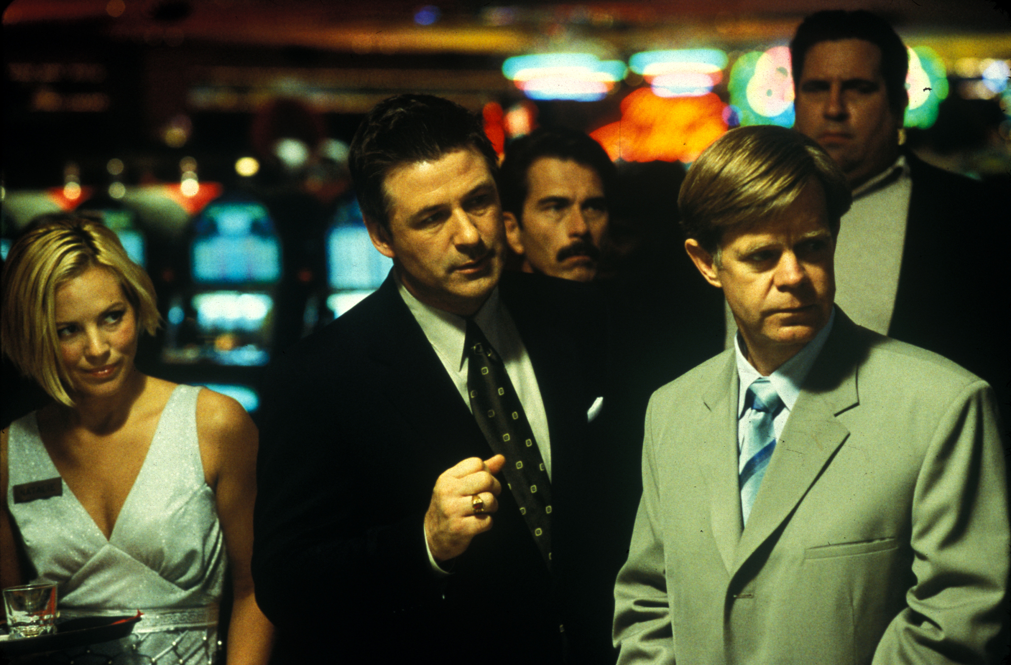 Still of Alec Baldwin, William H. Macy and Maria Bello in The Cooler (2003)