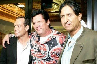 Screening of STRENGTH AND HONOUR ,directed by Mark Mahon, at the New York International Independent Film and Video Festival 2008(red carpet arrivals in NYC) left to right: Mark Mahon, Michael Madsen, Claude Laniado