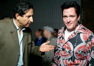 Screening of STRENGTH AND HONOUR ,directed by Mark Mahon, at the New York International Independent Film and Video Festival 2008(in NYC) left to right: Claude Laniado, Michael Madsen