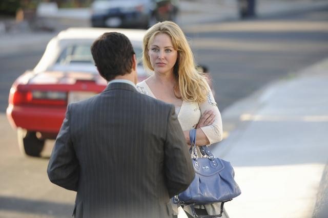 Still of Virginia Madsen and Carlos Bernard in Scoundrels (2010)