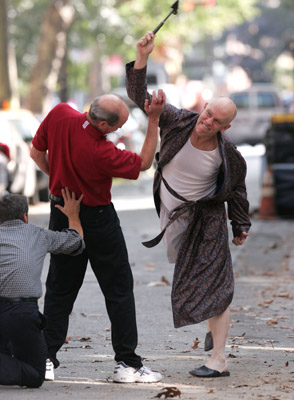 George Clooney, John Malkovich and Richard Jenkins at event of Perskaityk ir sudegink (2008)