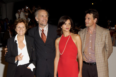 John Malkovich, Chiara Caselli, Liliana Cavani and Dougray Scott at event of Ripley's Game (2002)