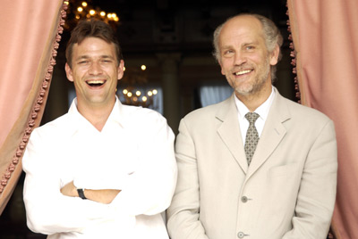 John Malkovich and Dougray Scott at event of Ripley's Game (2002)