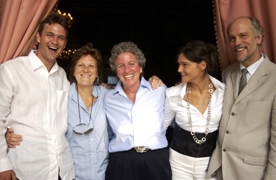 John Malkovich, Chiara Caselli, Liliana Cavani, Ileen Maisel and Dougray Scott at event of Ripley's Game (2002)