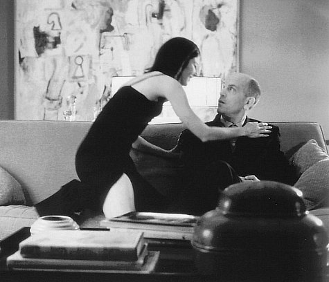 Still of John Malkovich and Catherine Keener in Being John Malkovich (1999)
