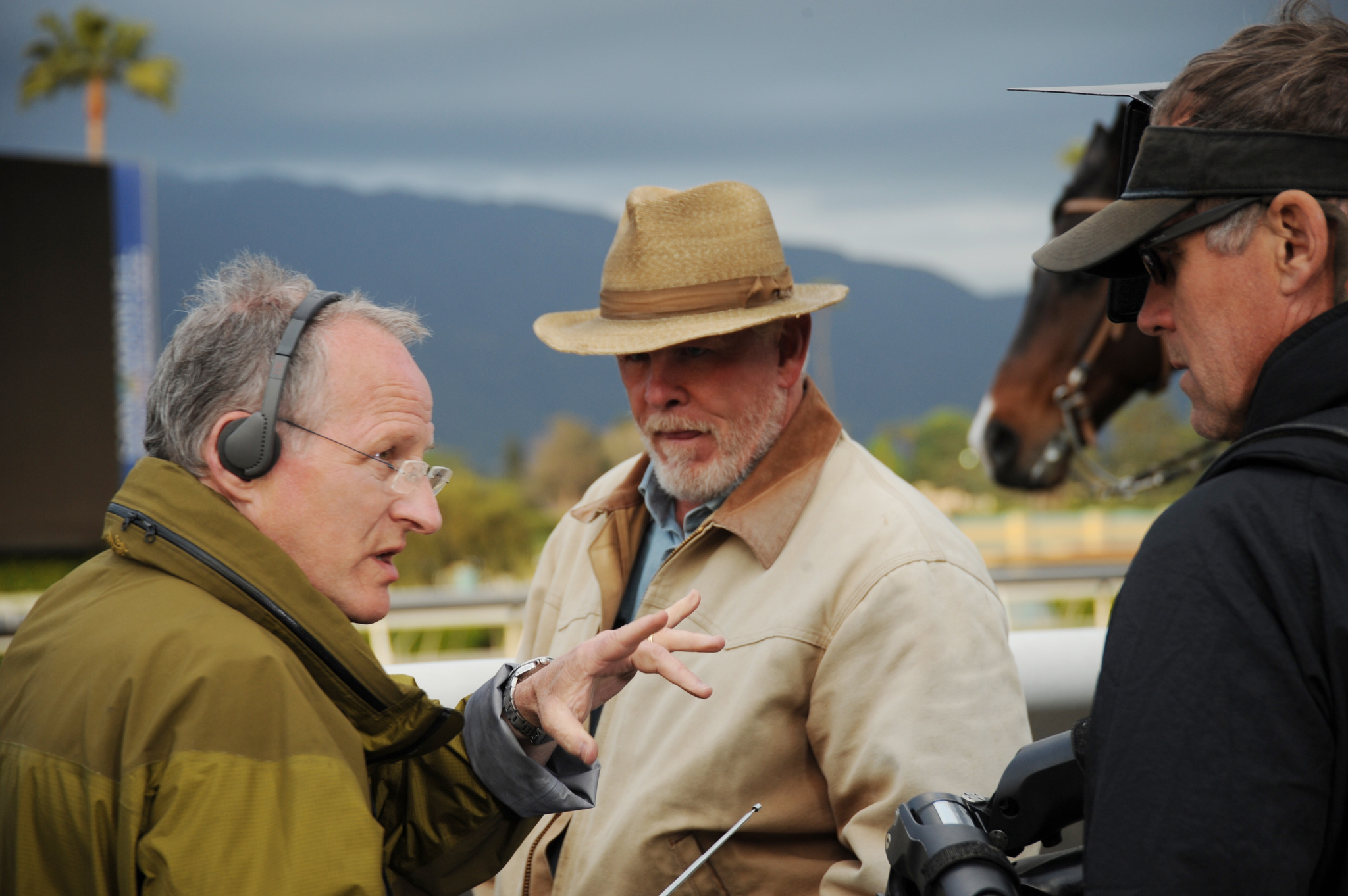 Still of Michael Mann and Nick Nolte in Luck (2011)