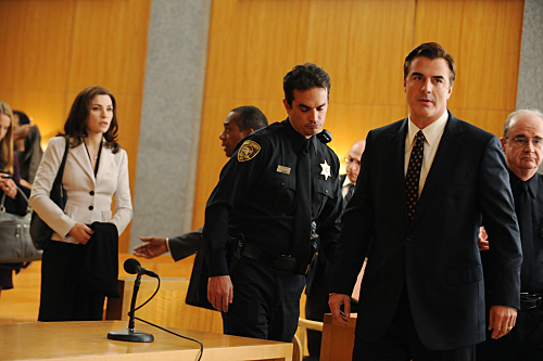 Still of Julianna Margulies, Joe Morton and Chris Noth in The Good Wife (2009)