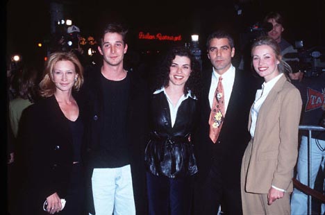 George Clooney, Julianna Margulies and Noah Wyle at event of One Fine Day (1996)