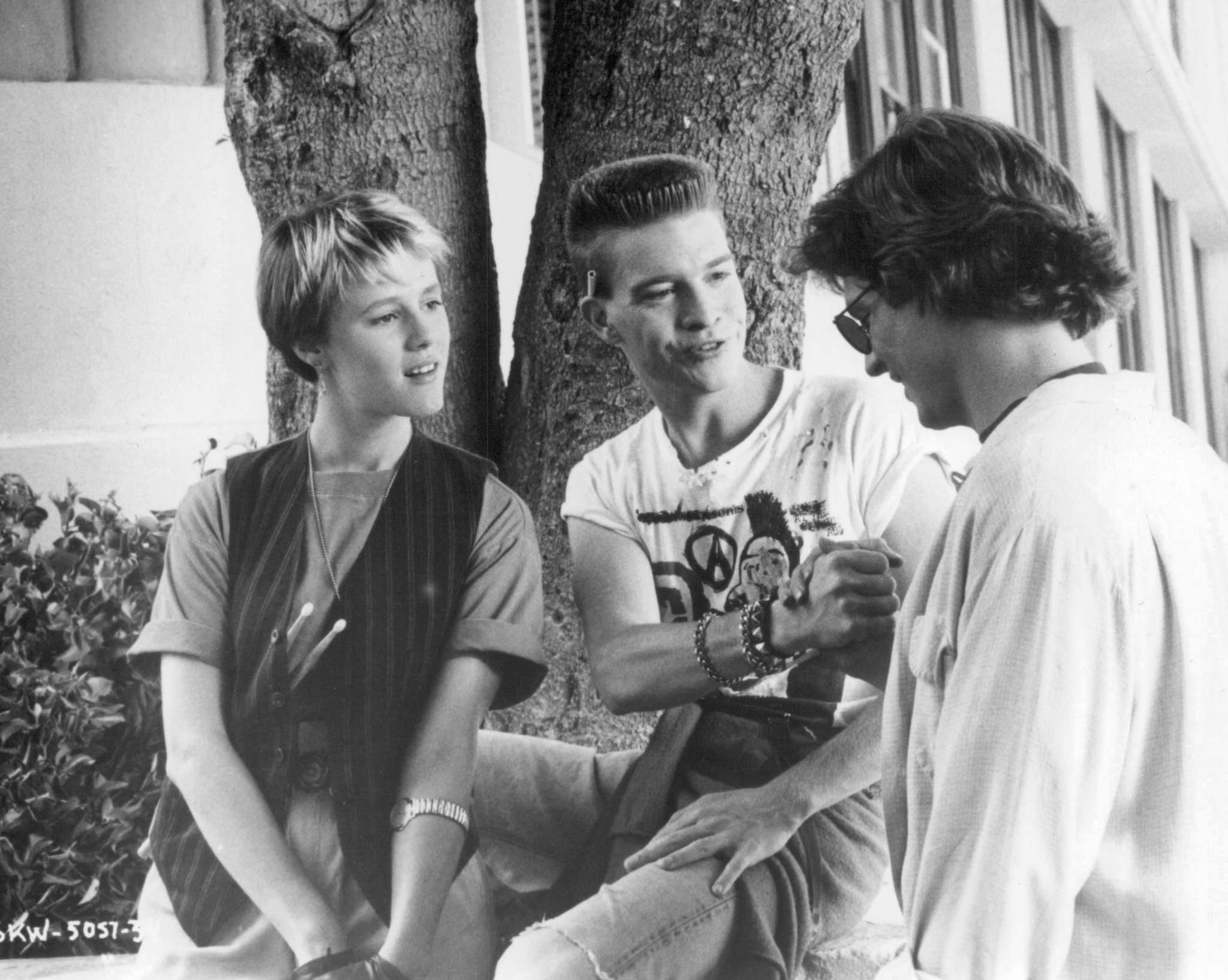 Still of Mary Stuart Masterson, Eric Stoltz and Scott Coffey in Some Kind of Wonderful (1987)