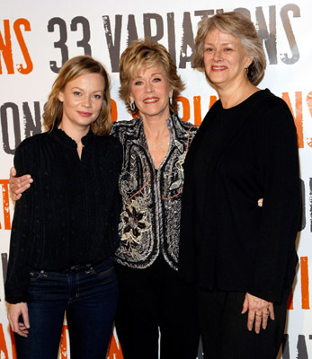 Jane Fonda, Samantha Mathis and Susan Kellermann