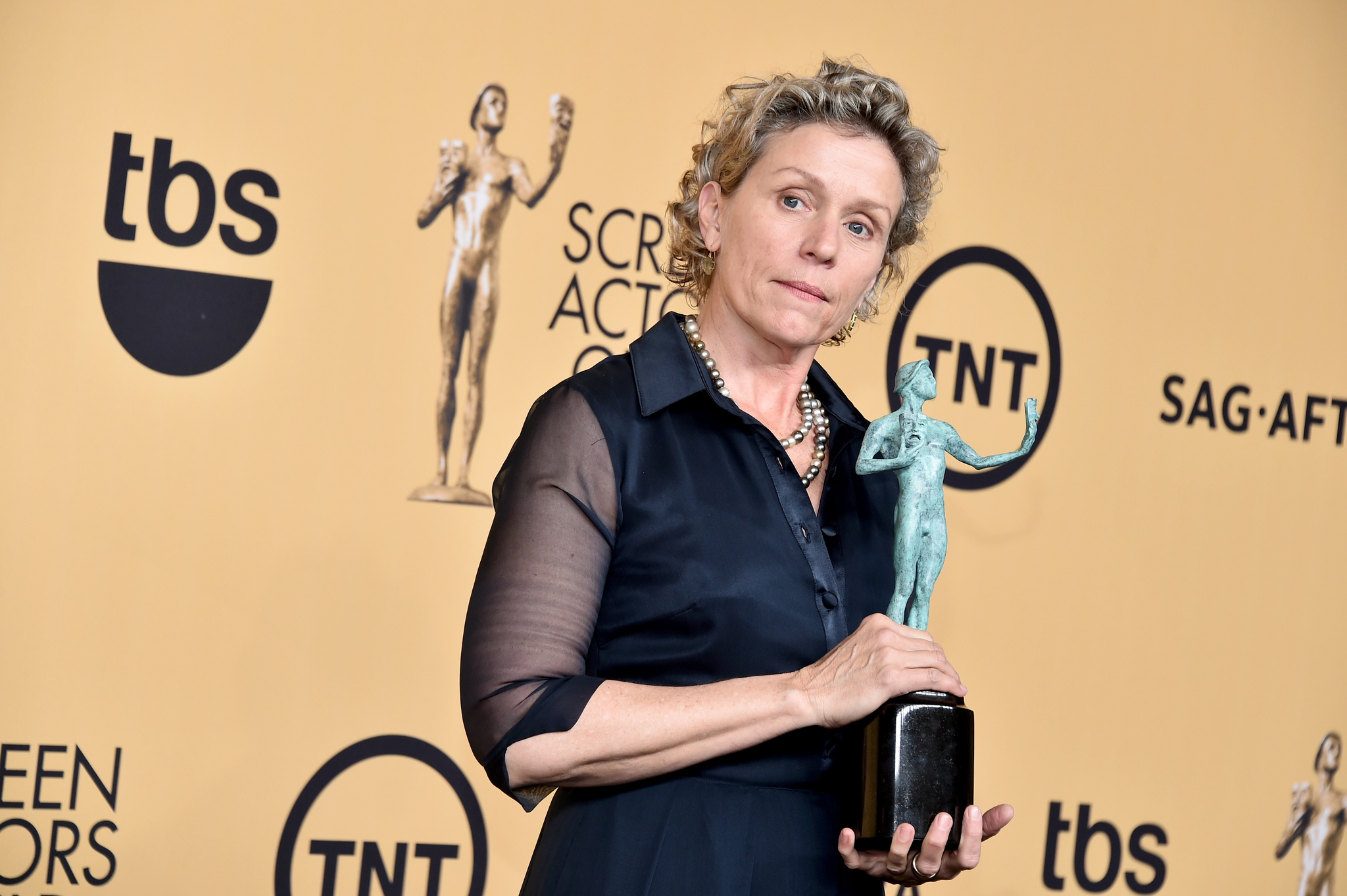 Frances McDormand at event of The 21st Annual Screen Actors Guild Awards (2015)