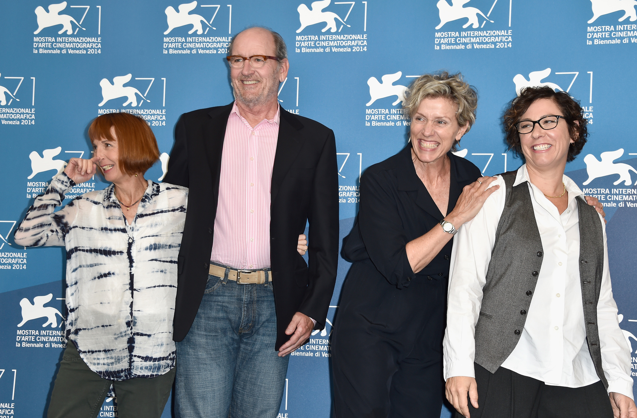 Frances McDormand, Jane Anderson, Lisa Cholodenko and Richard Jenkins at event of Olive Kitteridge (2014)