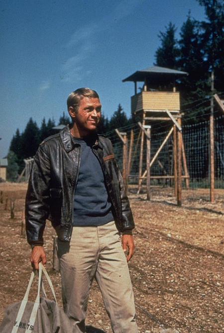 Still of Steve McQueen in The Great Escape (1963)