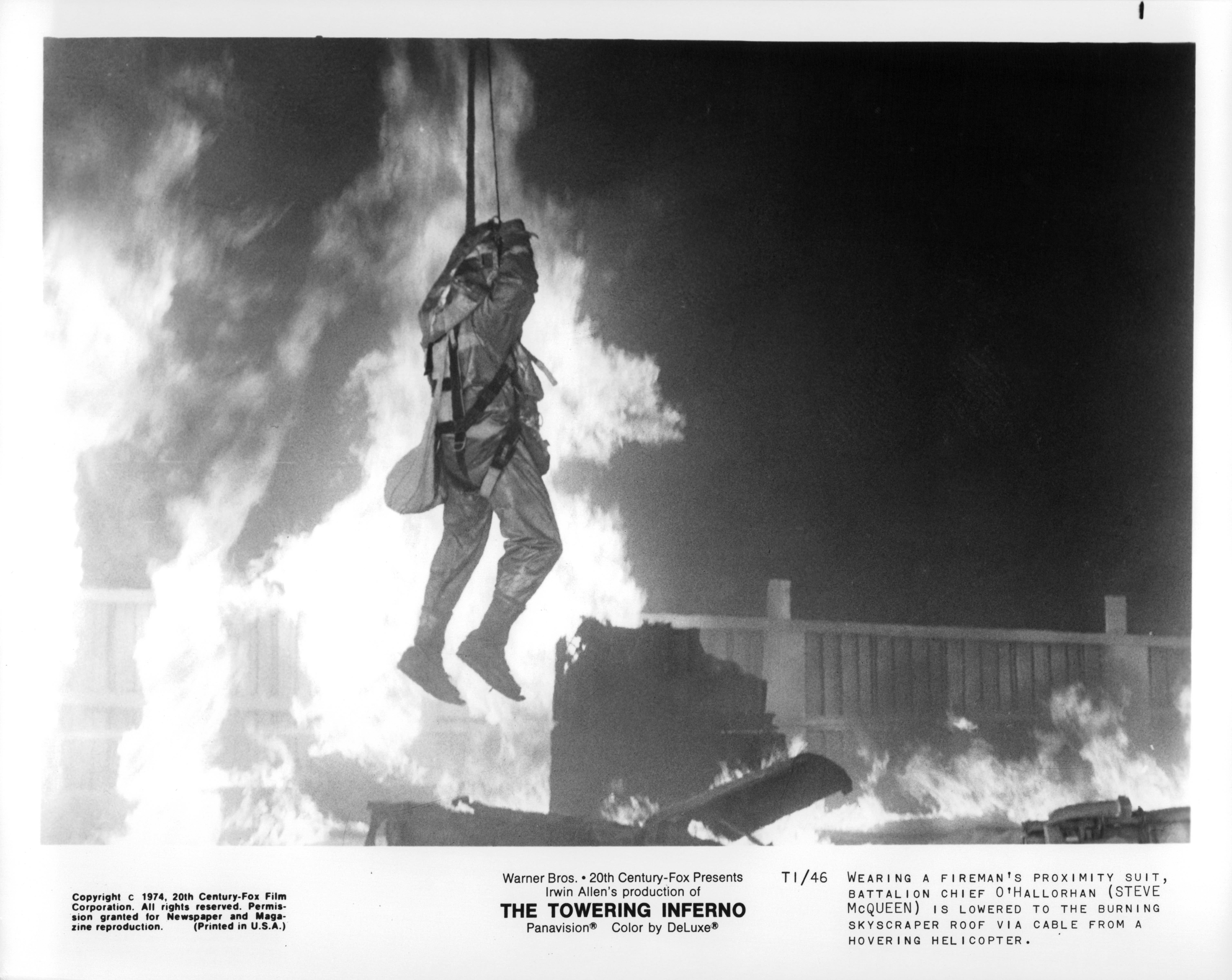 Still of Steve McQueen in The Towering Inferno (1974)