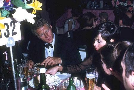 Steve McQueen with wife Neile at the Academy Awards