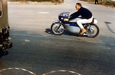 Steve McQueen in Japan during the filming of 