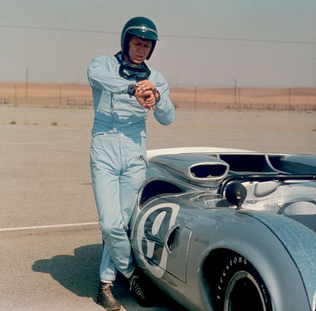 Steve McQueen at Riverside Raceway, c. 1965