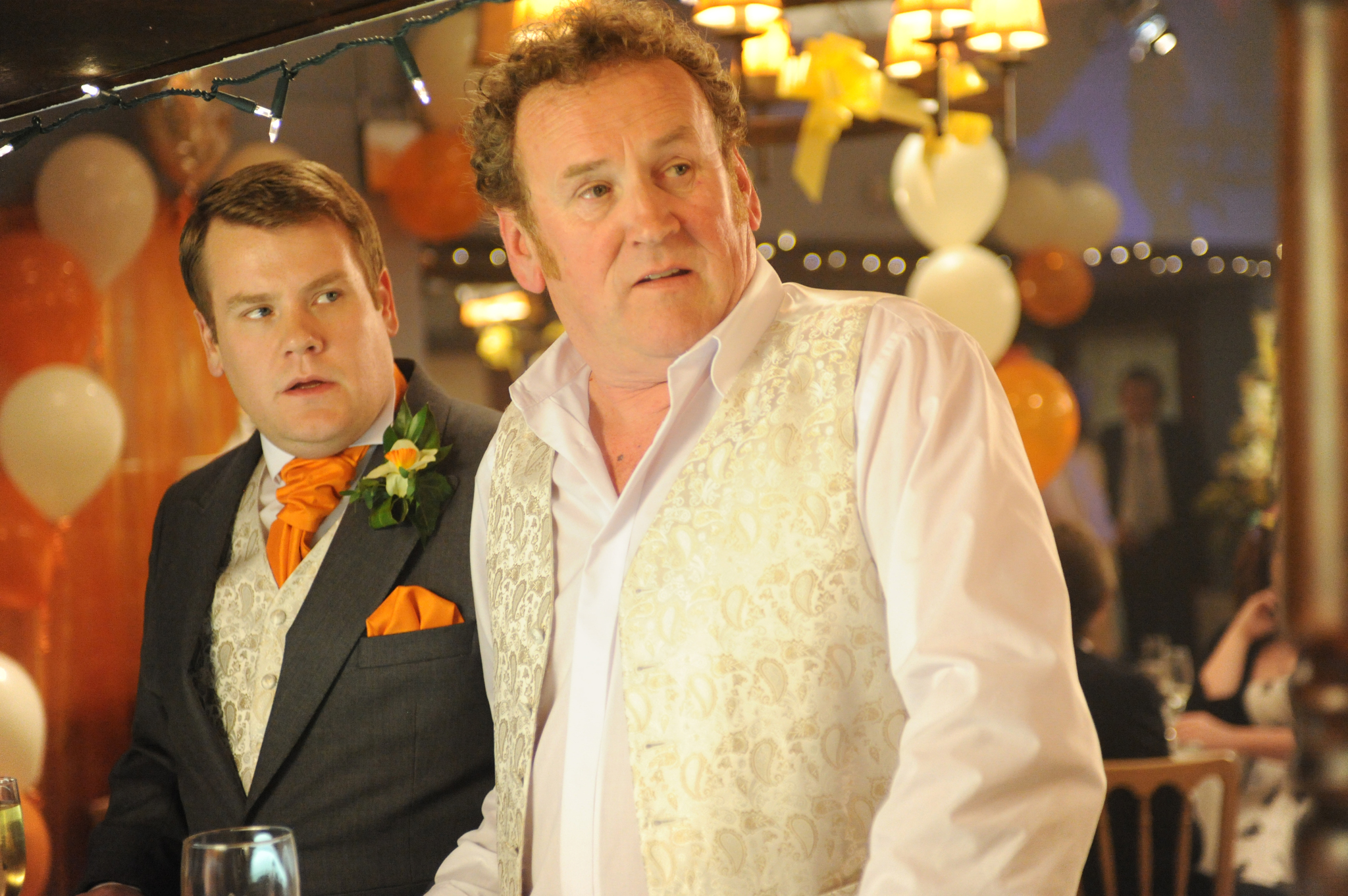 Still of Colm Meaney and James Corden in One Chance (2013)