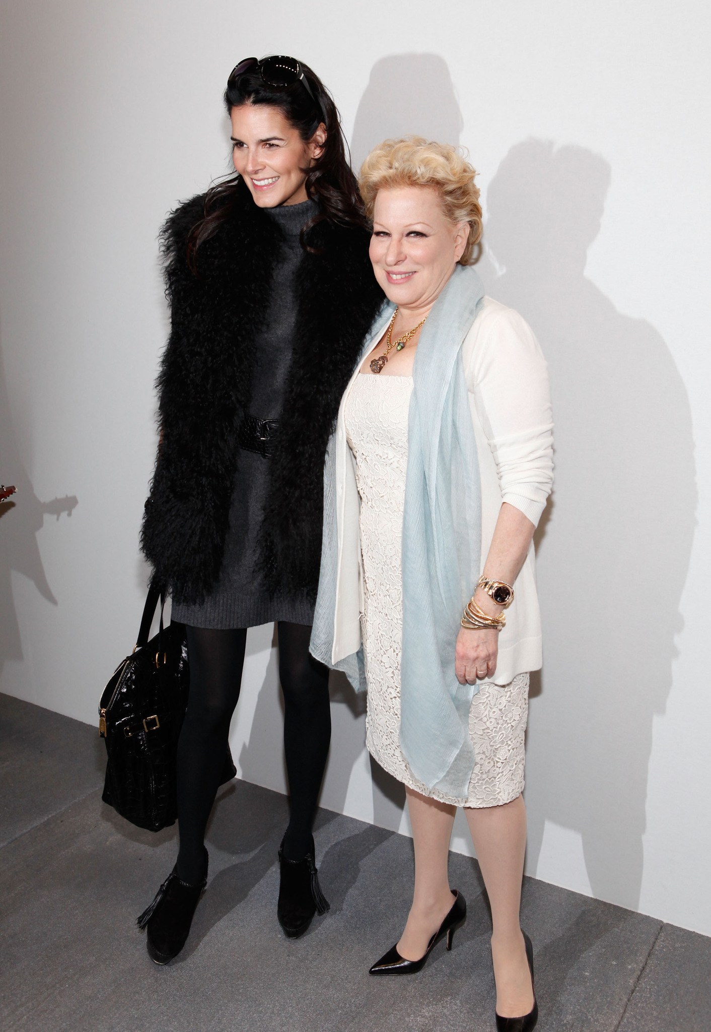 Bette Midler and Angie Harmon