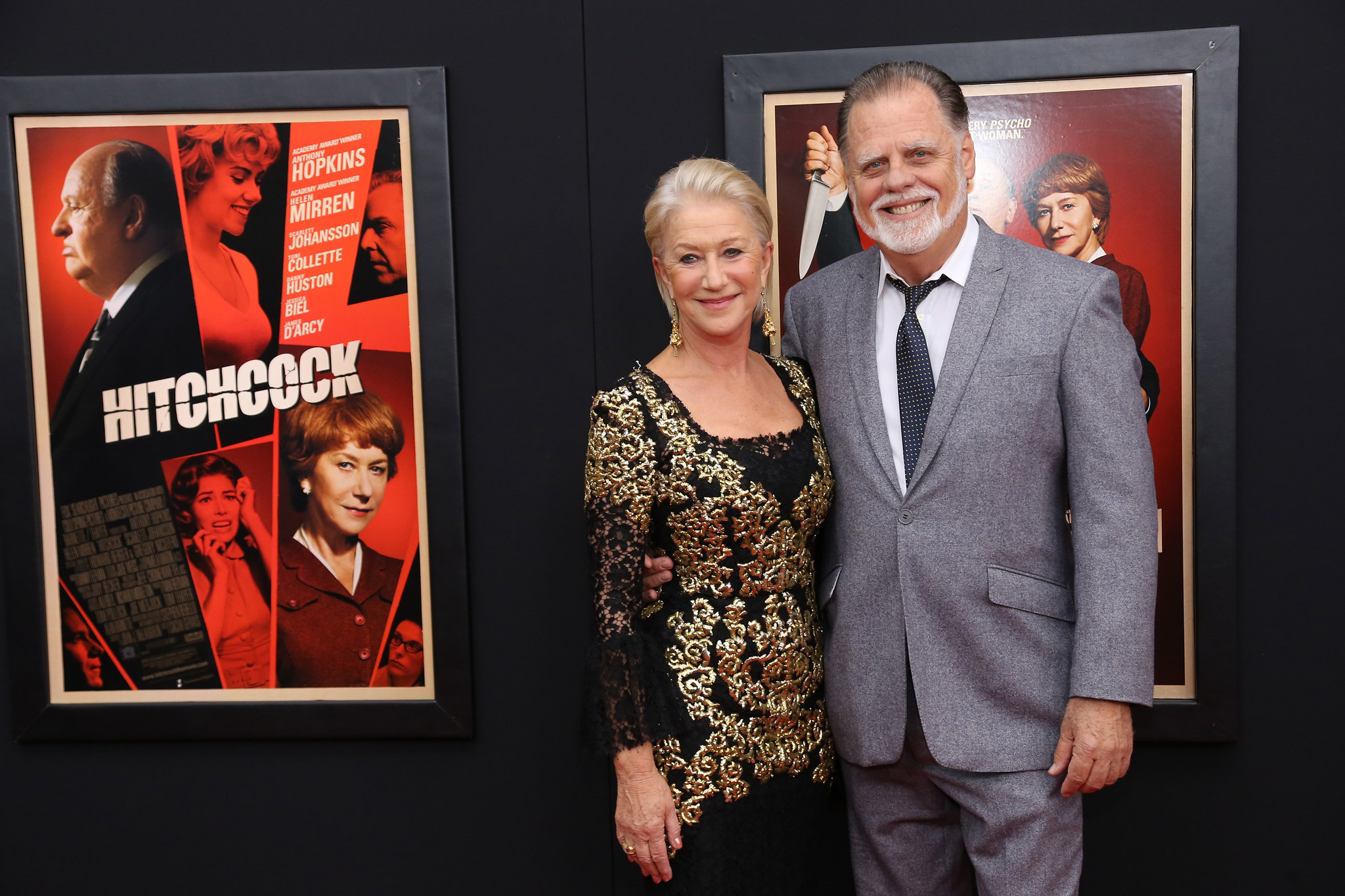 Taylor Hackford and Helen Mirren at event of Hickokas (2012)