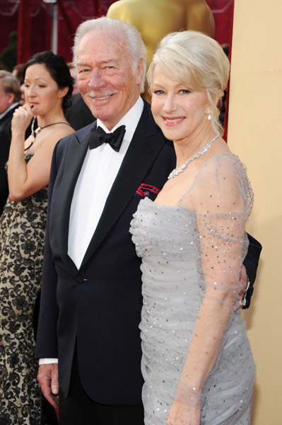 Helen Mirren and Christopher Plummer at event of The 82nd Annual Academy Awards (2010)