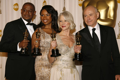 Alan Arkin, Helen Mirren, Forest Whitaker and Jennifer Hudson at event of The 79th Annual Academy Awards (2007)