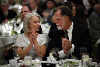 Taylor Hackford and Helen Mirren