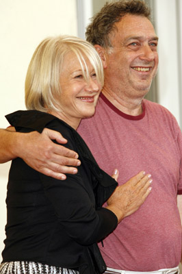 Helen Mirren and Stephen Frears at event of The Queen (2006)