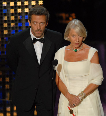 Helen Mirren and Hugh Laurie